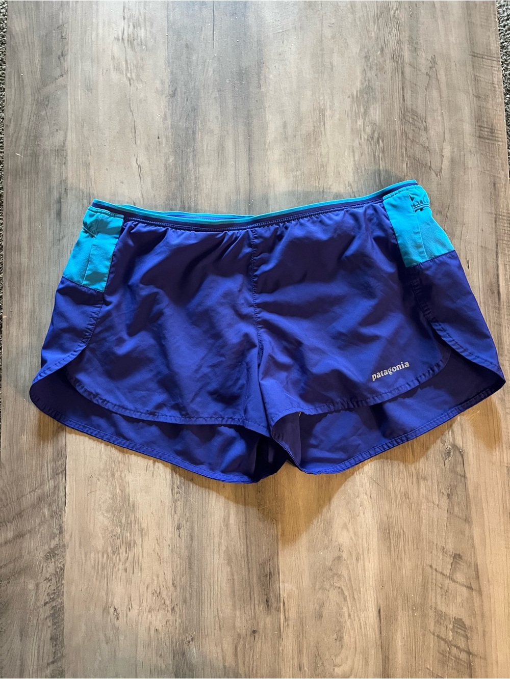 Patagonia Strider Pro Shorts Women’s Size Medium Cobalt Blue